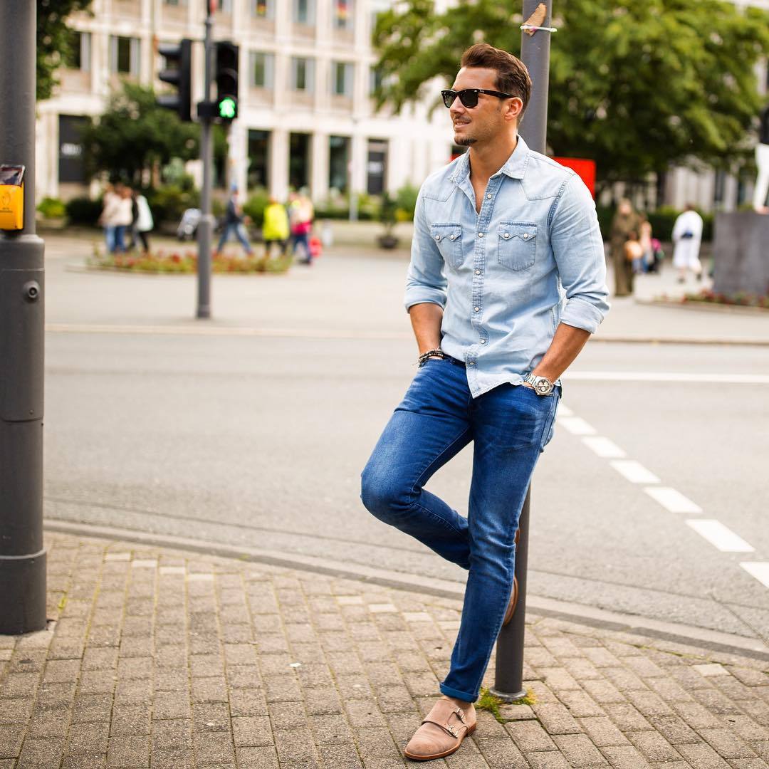 Men’s Denim Shirt Inspiration - Men's LifeStyle Blog