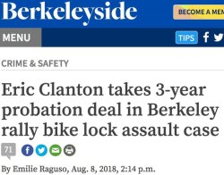 feminists-against-feminism: libfas:  Remember bike lock guy? He hit seven -SEVEN- people over the head with a heavy steel lock. The most known of the victims was on his knees trying to calm tensions between two sides and urging people to not fight. He
