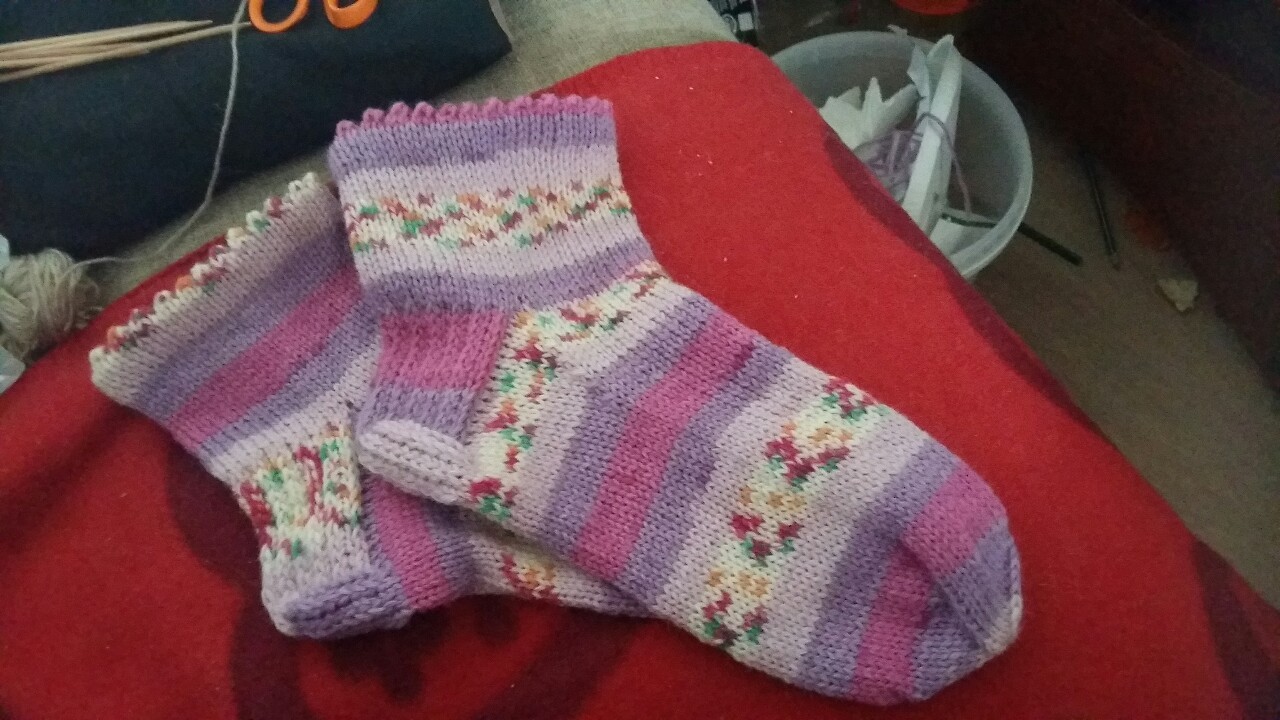 My roommate calls these &lsquo;ice cream socks&rsquo; due to the colors.