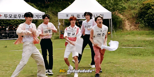 Txt Doing THE MOST For Their Team Introduction Game Caterers: Hybe Picnic