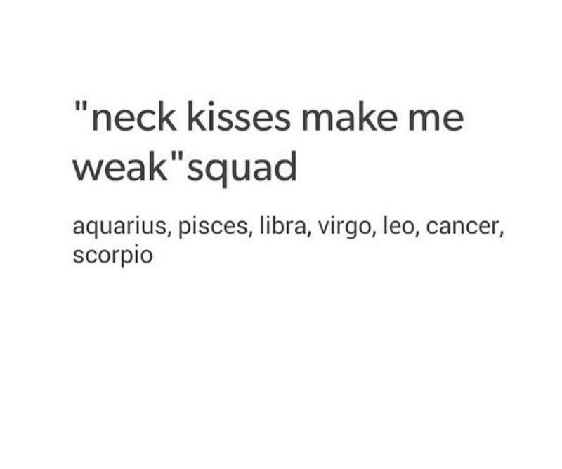 faithisroyal2002:  Neck Kisses Zodiac Squad