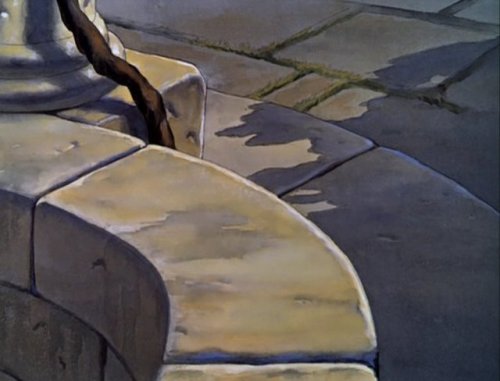 the-disney-elite: Original backgrounds from Walt Disney's Snow White and the Seven Dwarfs.