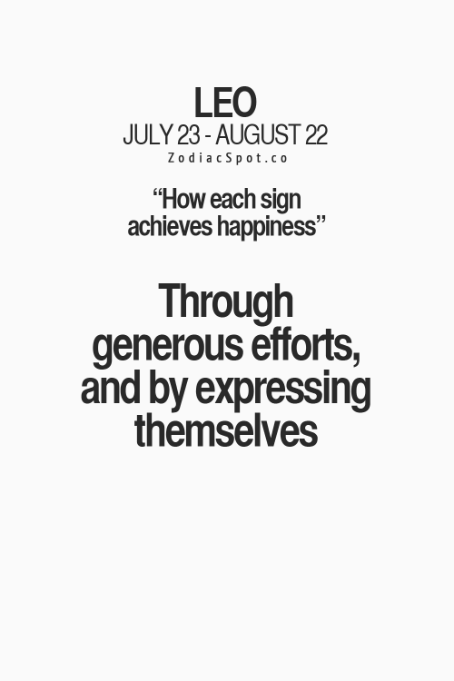 zodiacspot:  How each sign achieves happiness