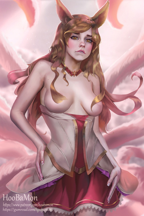  Star Guardian Ahri Support me on Patreon and get NSFW images!www.patreon.com/hoobamonNSFW preview :