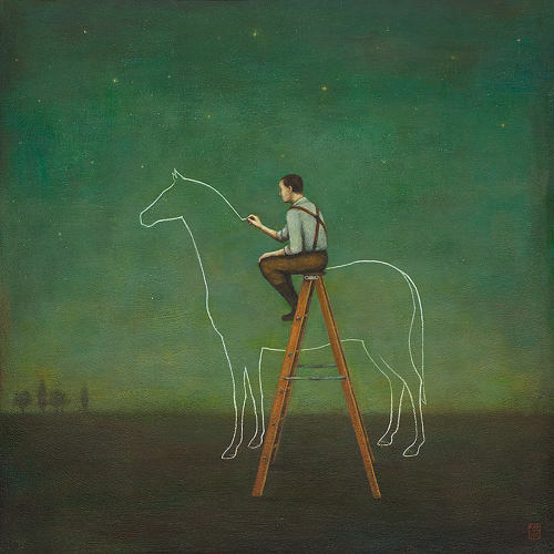 itscolossal:Poetic Acrylic Paintings by Duy Huynh