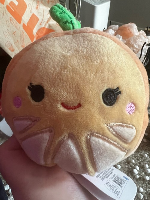 kaijuno:kaijuno:I got a squishamallo whatever thing at the gas station today for free with points and it’s so cute it’s a little peach that turns inside out to be a raw peach 🥹🥹🥹WITNESS 