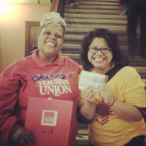 Posting more pix from #lobbyday2015 in #springfield Thursday. This is with a CTU member - we got together for the Capitol cancel stamp hobby. (thecapitolcollection.com) #commonground (at Illinois State Capitol)