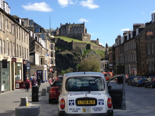 Al fresco smoking session day and night in Edinburgh x what a great day it’s been so sunny xx