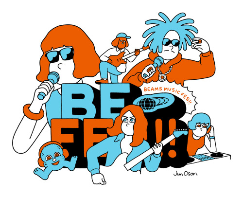 Tshirt design for BE FES!! by BEAMS (2021)