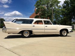 jacdurac:   1960 Plymouth Suburban Sport … 225 slant 6 2brl carb