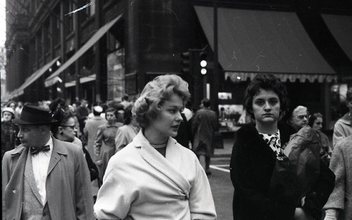 Christmas on State Street, 1962, Chicago. Lee Balterman