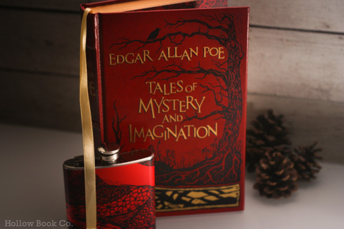 hollowbookco:Hollow Book Safe and Hip FlaskEdgar Allan Poe: Tales of Mystery and Imagination by Holl