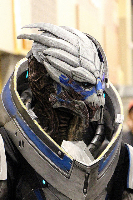 ask-dr-knockout:  tonystarksdangertits:  dunwall:  jddjs:  Garrus Cosplay at Phoenix Comicon by Star