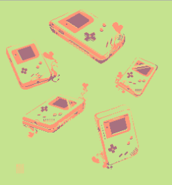 marukihurakami:  some of my gameboy artthe