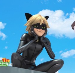 Porn kittychatnoire:ladynoir au where they’re photos