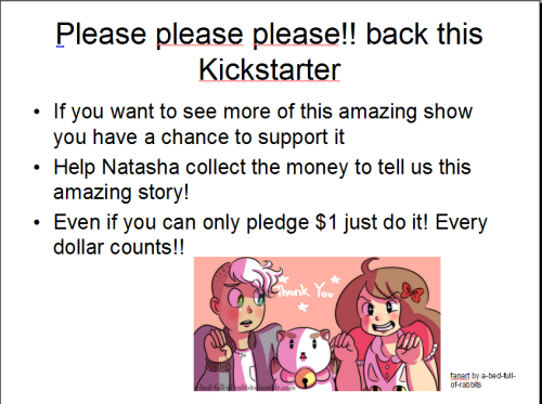 davidsherenow: puhpuhtooie: hellyeahships: Back the kickstarter Bee and Puppycat: The Series HERE Wa