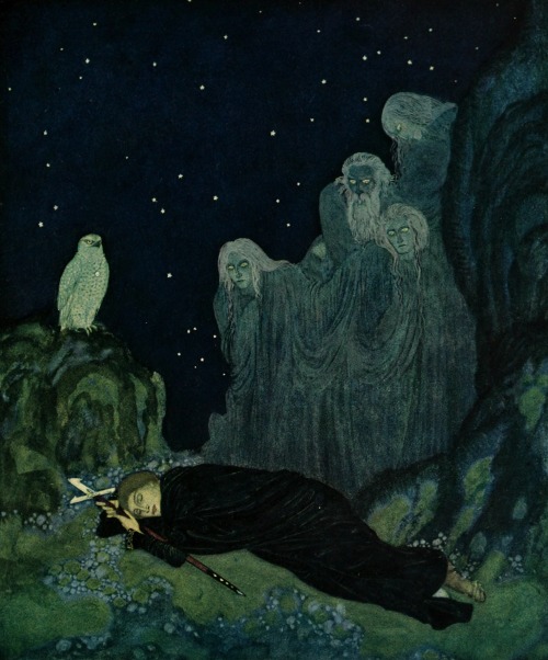 magictransistor:Edmund Dulac, The Dreamer of Dreams, 1915.