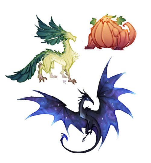 A few more dragons for the current #CreatureFeature. The DRAGON theme runs till 3rd September (at le
