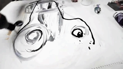 Noel Fielding Scribblings (x)