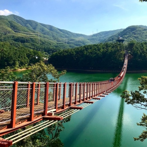 Un pont suspendu en pleine nature inauguré en mars 2018 : absolument magnifique !! Nature is so wond