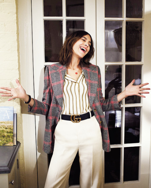 alexachung:Alexa Chung photographed by Matthew Sprout for InStyle Magazine, April 2017