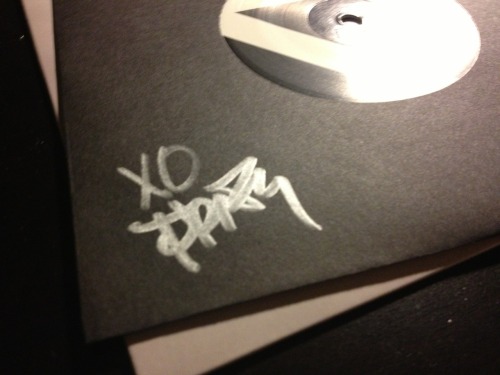 lnthevegaslights:Frank Iero’s limited edition vinyl For Jamia… Signed and #76.