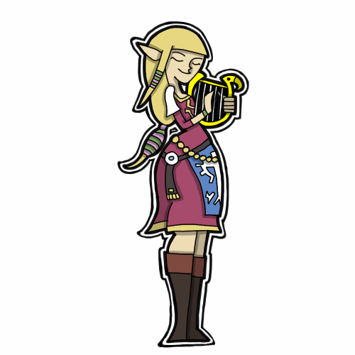 Heroic Dames in Video Game #25 - Princess Zelda The final video game dame on the list (for now). Zer