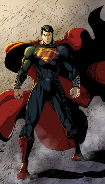 extraordinarycomics:  Man of Steel by Jorge Jimenez.