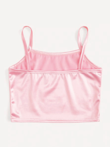 softjoy:  satin crop top  // Ů.00