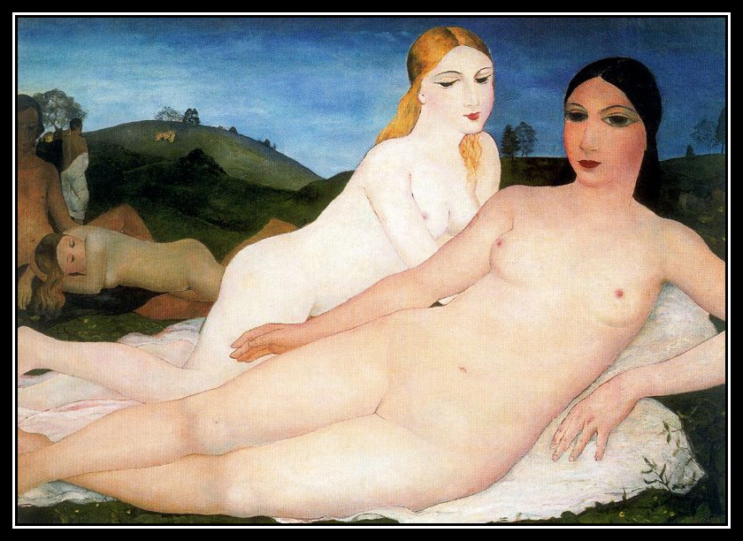 adhemarpo:   Paul Delvaux (Belge, 1897-1994) - Deux amies (1929)