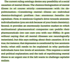 Hotstud69:  M Fisher, Capitalist Realism On Depression  ____His Book Capitalist Realism
