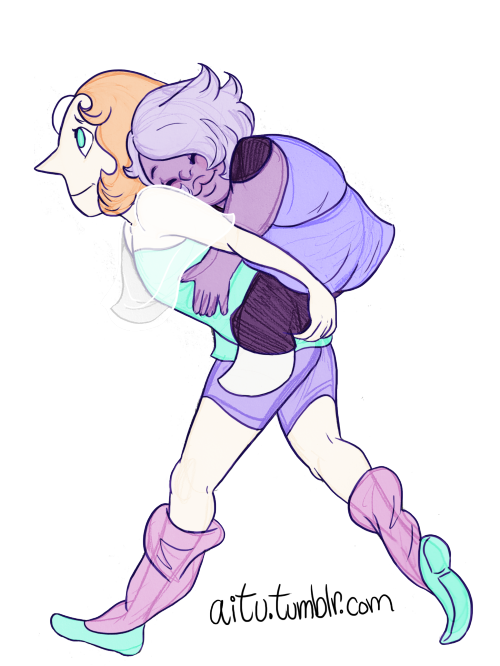 aitu:  smol amethyst and pearl give me life 