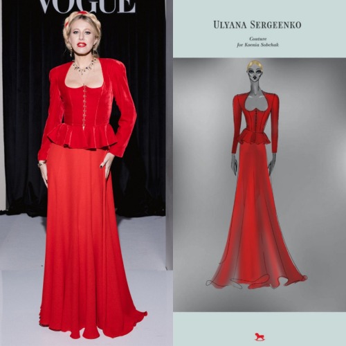 Celebrities and influencers in Ulyana Sergeenko - 20211- Katya Varnava in Spring-Summer 2013 Couture