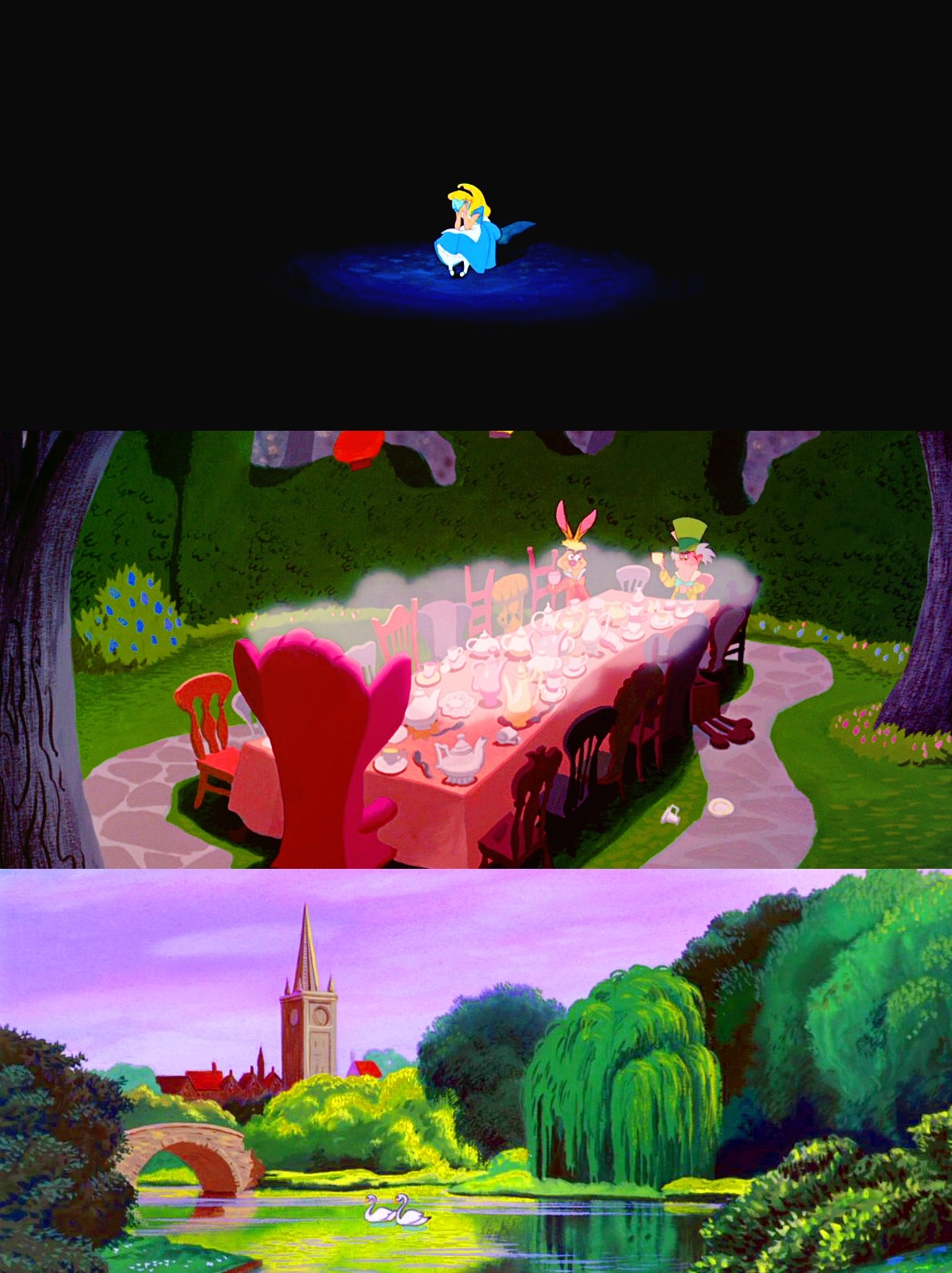 capsfordisney-blog:  Visually Beautiful Disney Scenery - Alice in Wonderland 