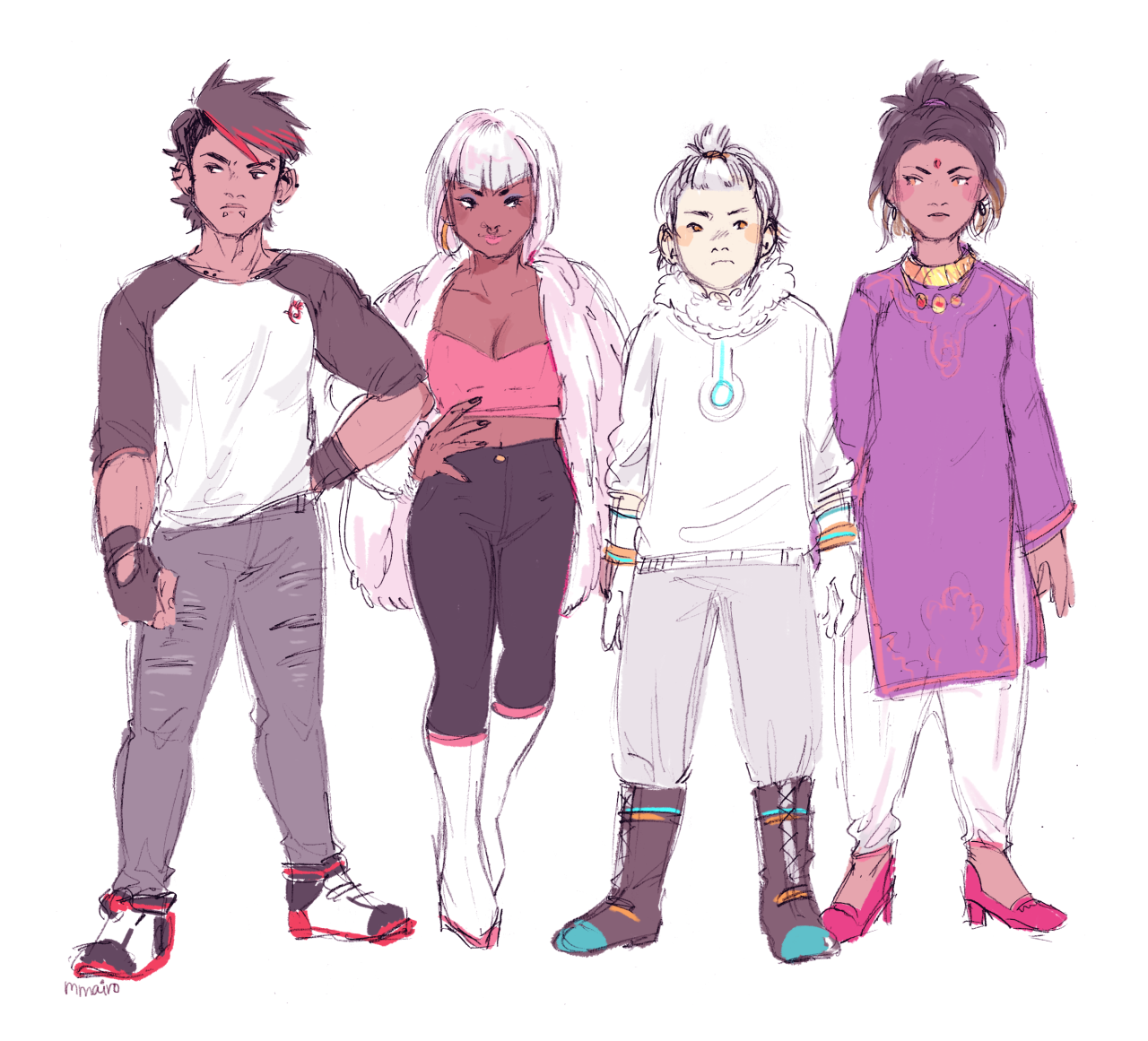 mmairo:  i dont think i ever introduced all my sonic gijinkas on tumblr but here
