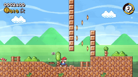 alpha-beta-gamer: Super Mario Flashback is a beautifully animated fan made Mario adventure that combines high quality pixel art animation, funky original soundtrack and some features of the modern Mario games to create one of the most vibrant and visually