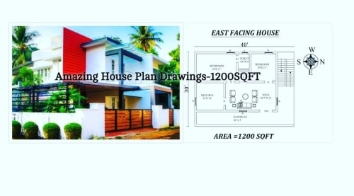 House plan Drawings are available in this Article. It contains 40′ X 30′ that is 12