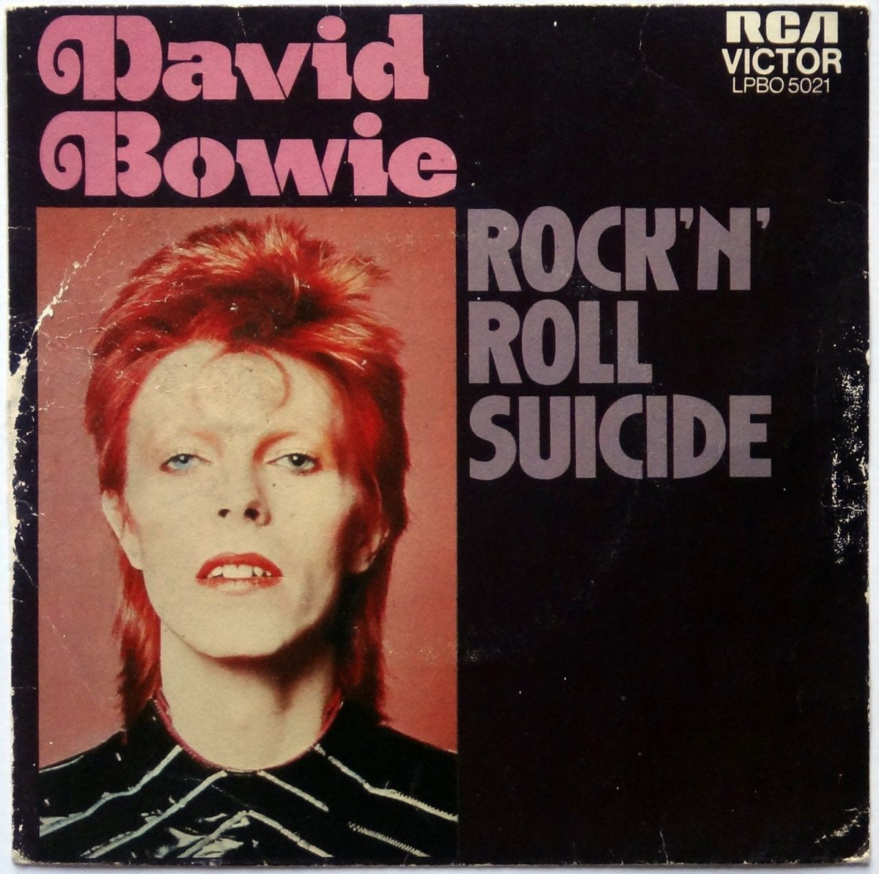 superseventies: David Bowie, ‘Rock ‘N’ Roll Suicide’ - 1972 record sleeve