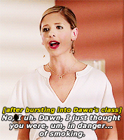 whatisyourchildhoodtrauma: Buffy + being the most convincing liar in the world
