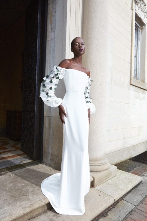 shadesofblackness: AJAK DENG FOR ELIZABETH KENNEDY RESORT 2017 BY DARIO CALMESE.