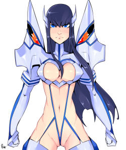 r4drawings:  My eyebrow game has raisedseriously though, satsuki Kiryuin my fucking god