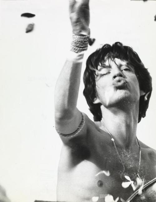 au-meme-endroit:Mick Jagger, 1973, Rennie Ellis