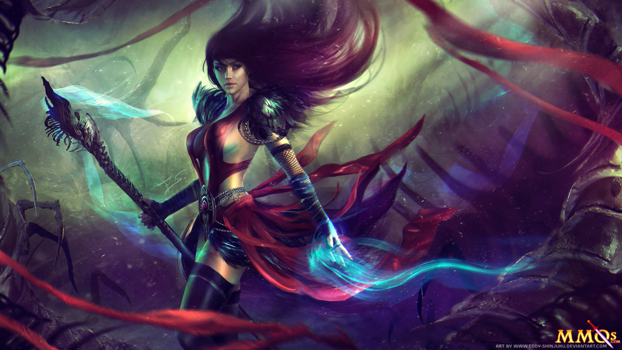 Guild Wars 2 Necromancer - OC Commission by Eddy-Shinjuku 