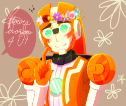 bluenovasart:    Rung and flowers again!