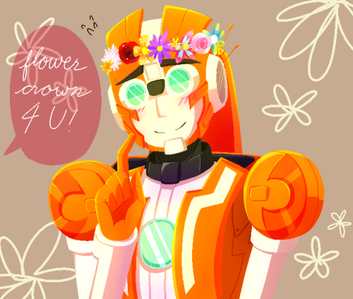 bluenovasart:    Rung and flowers again!  This time is flower crown! (aaand pile of flowers) I started to feel sorry for Rung after I drew hanahaki thing > <;; (I feel like Rung now has phobia of flowers after the incident and I dunno why;;;;;;)