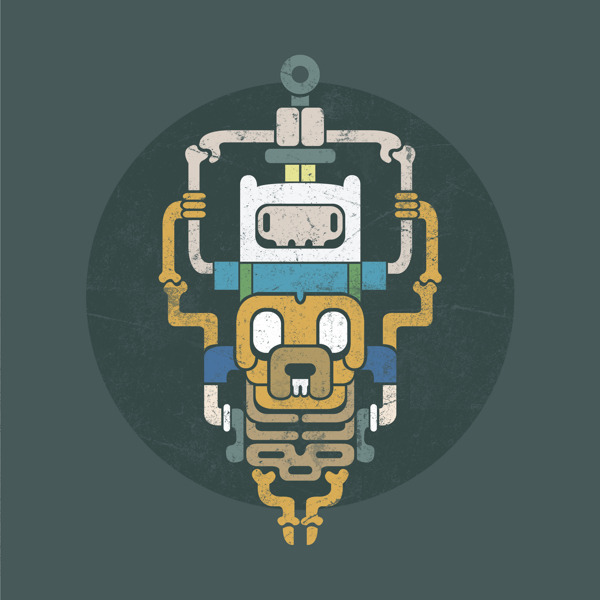geeksngamers:  Adventure Time Remix - by Saimen Lee