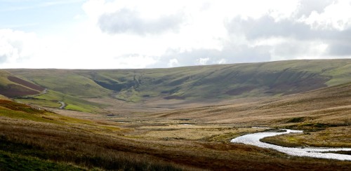 Driving to and from Lewis Pugh Evans’s Memorial Service through the Brecon Beacons and the Ela