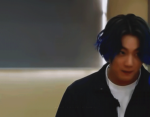 My Head Is Empty Just Full Of Blue Hair Jungkook