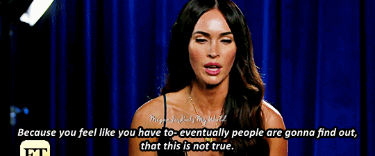 meganfoxrocksmyworld: Reasons I love Megan Denise Fox. Her eloquence on objectification