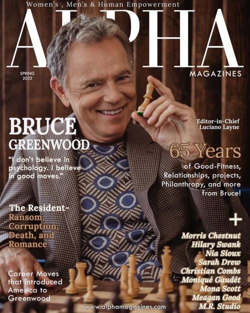 brucegreenwoodfan: ALPHA Magazines www.alphathemagazine.com #brucegreenwood www.inst